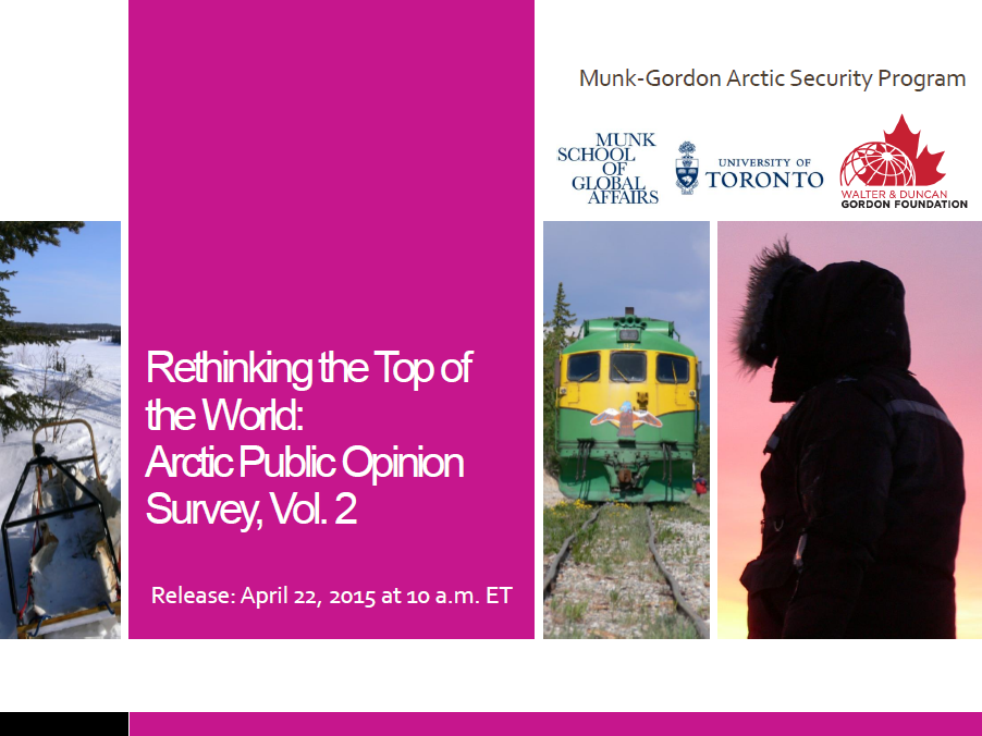 Survey Rethinking the Top of the World - cover page