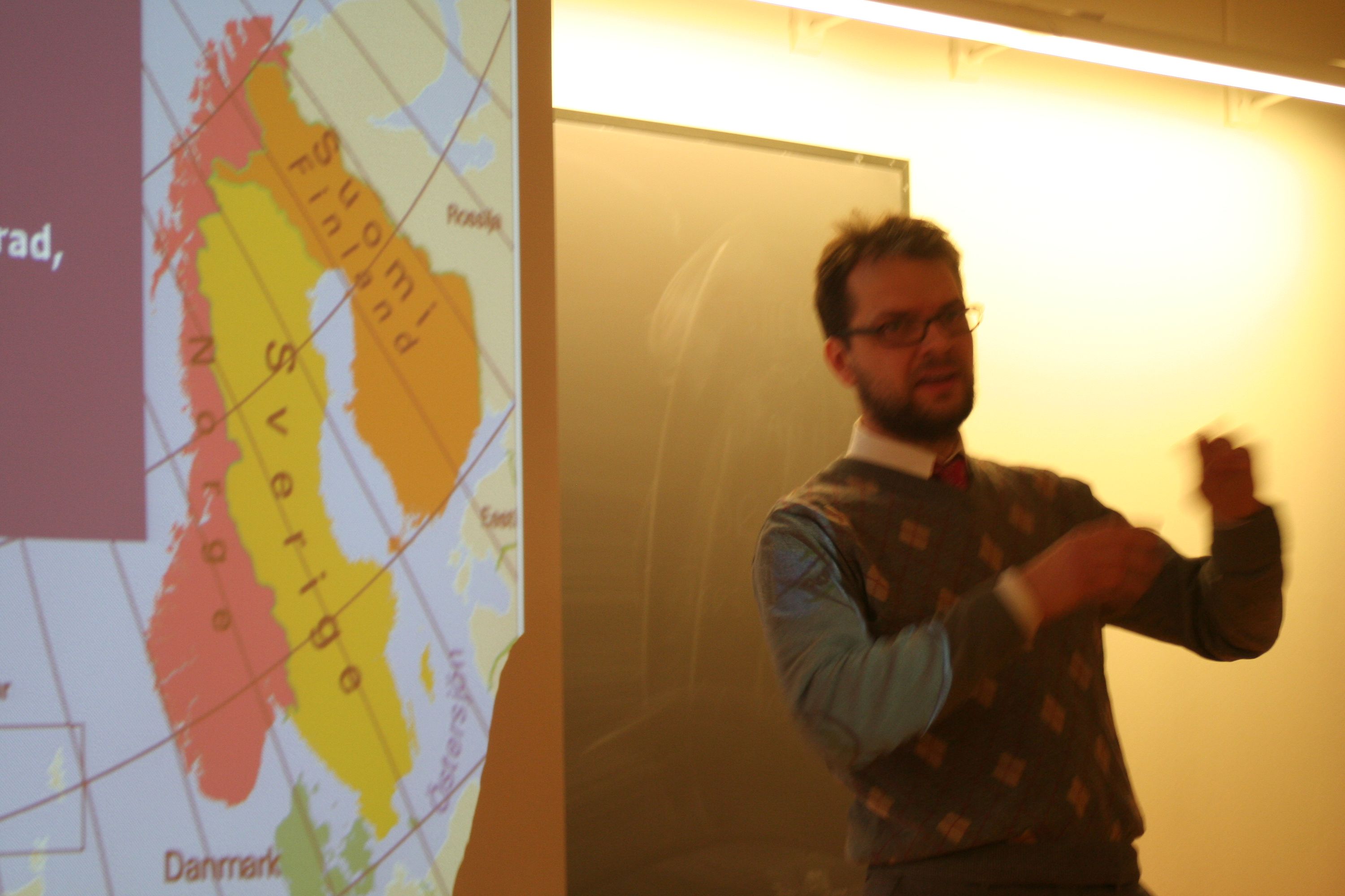 Fredrik Melander speaks at UArctic NCM Workshop