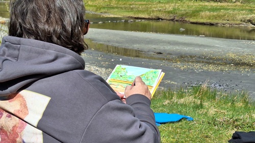 In Lila data collections is done in multidisciplinary ways. Photo: Antti Stöckell, 2025