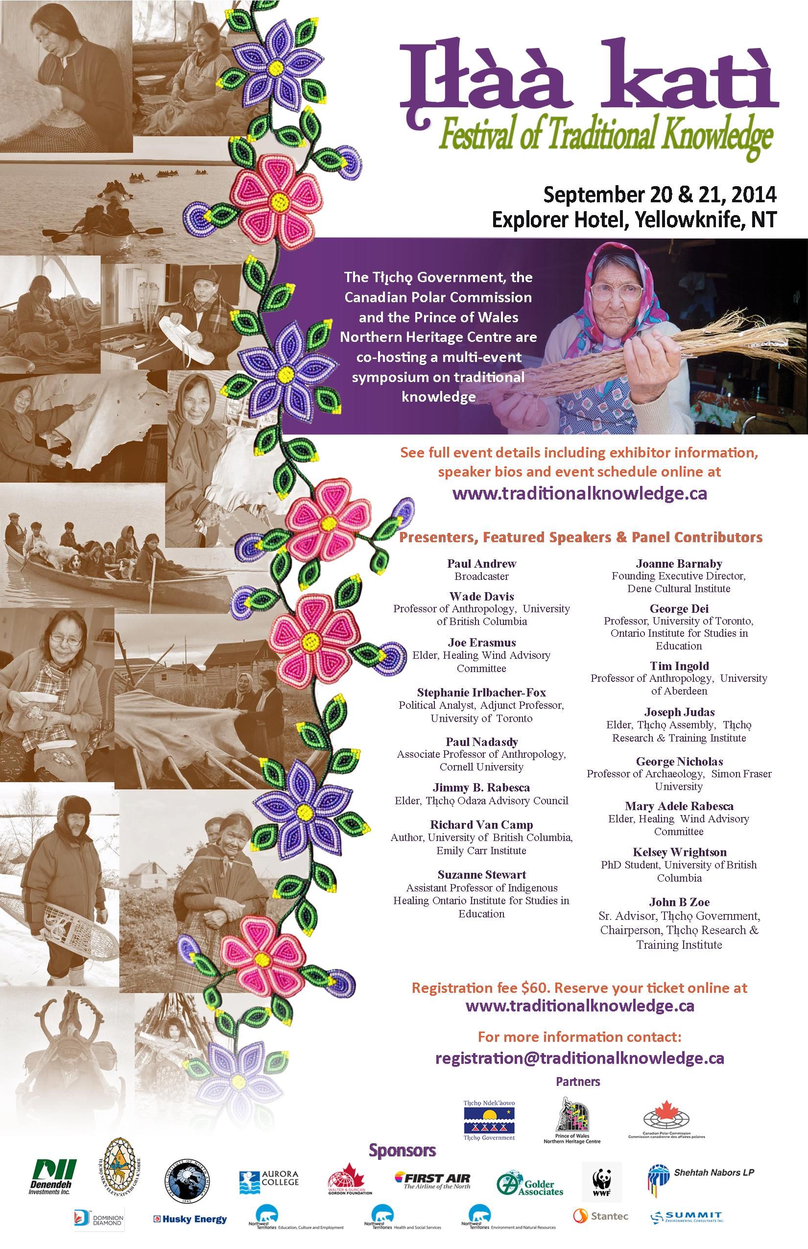 Traditional Knowledge  Poster 2014