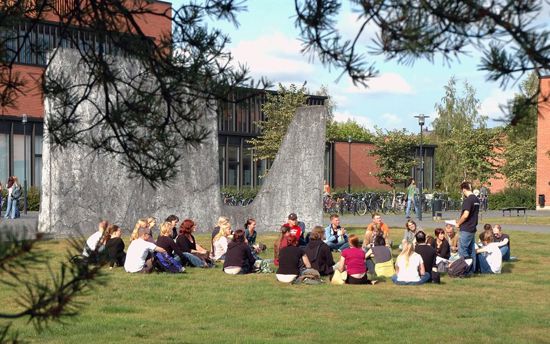 Joensuu campus in summertime