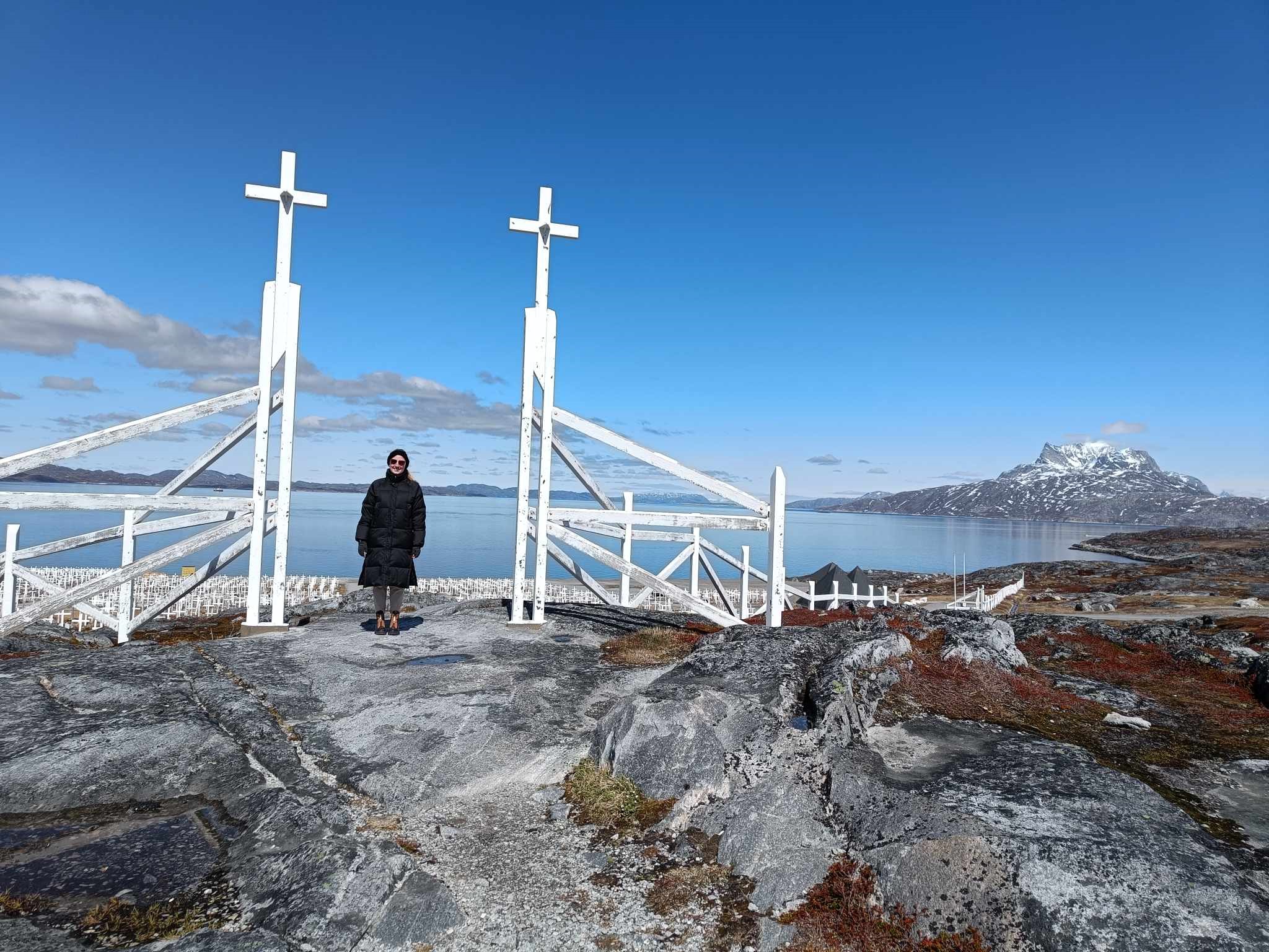 Charlotte Brandstrup Ottendahl in Nuuk, Greenland.