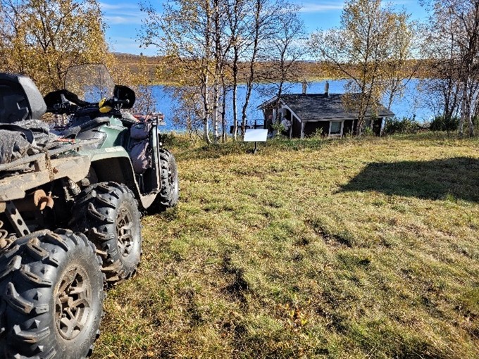 The lower measurement spot.