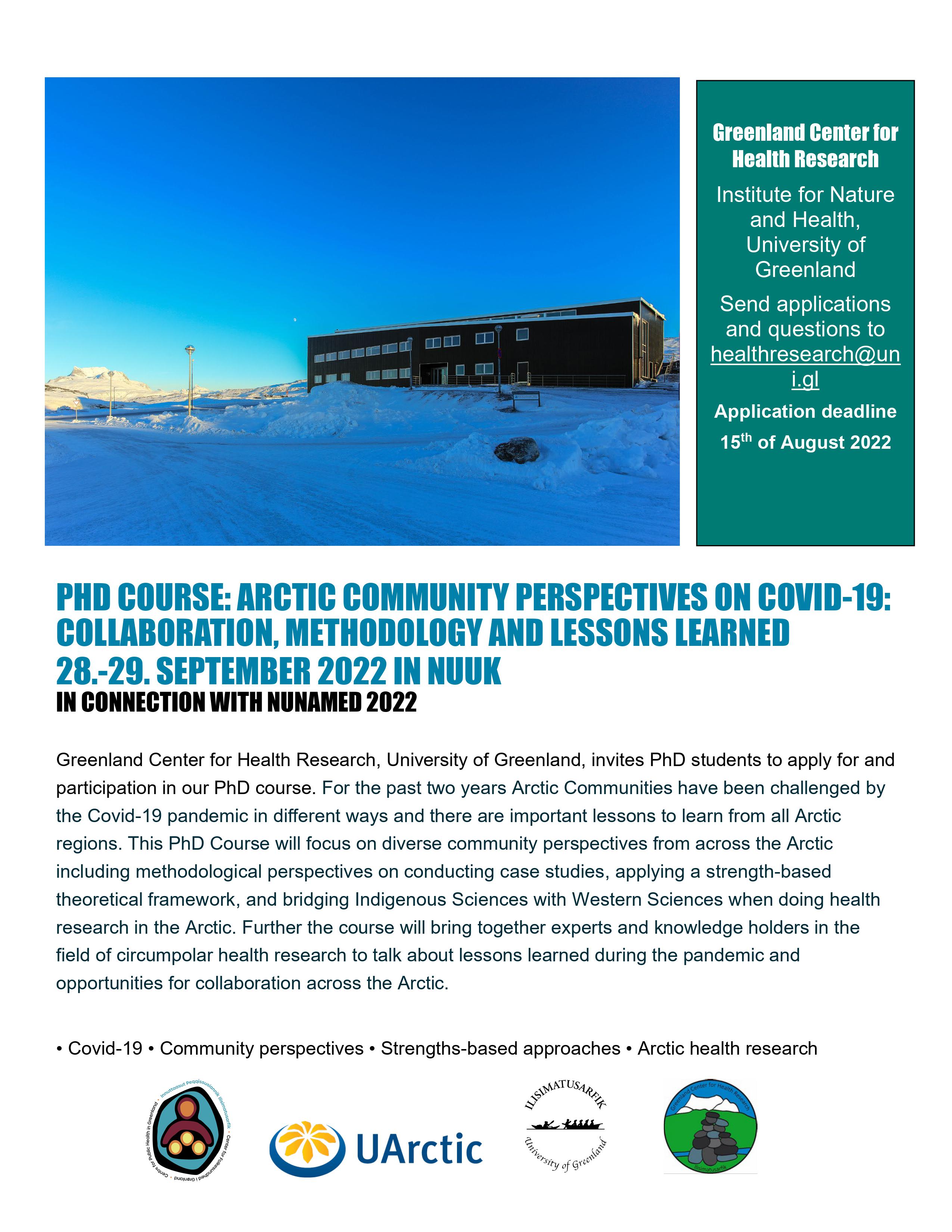 Announcement Phd Course 2022