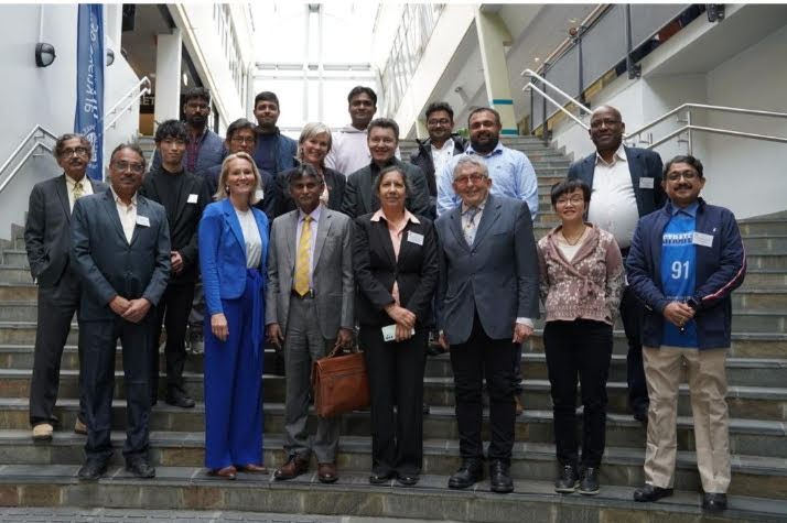 Dr Bala Bhaskar, the Indian Ambassador with some of the delegates