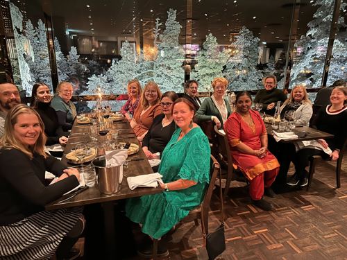 Project partners celebrating the new publication in the last workshop of the project in Rovaniemi in November 2022