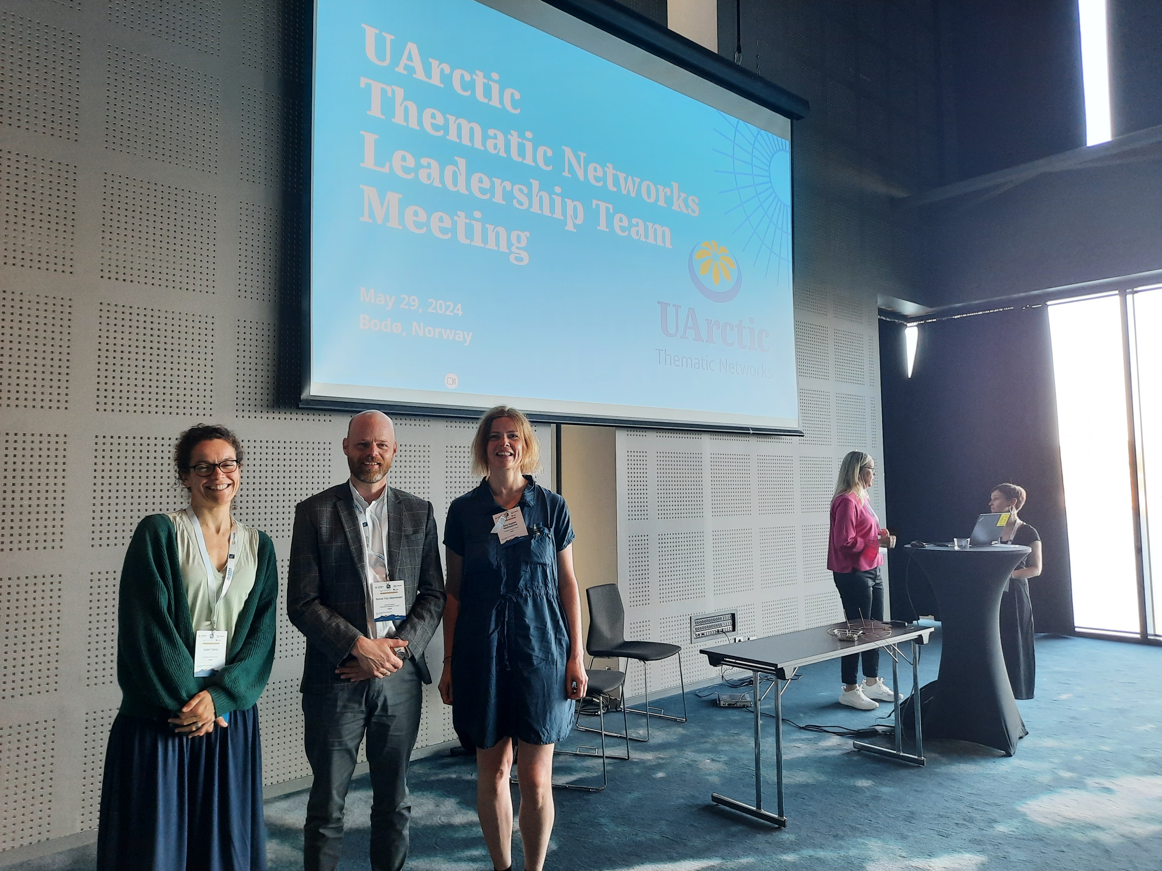 From left: Isabel Barrio, Gunnar Þór Jóhannesson and Pavla Dagsson-Waldhauserova.